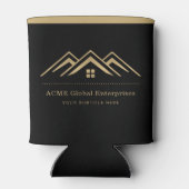 Rafraîchisseur Pour Canette Logo Promotionnel immobilier moderne (Dos)