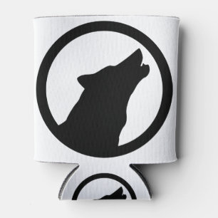 Rafraîchisseur Pour Canette Logo Wild Wolf Howling