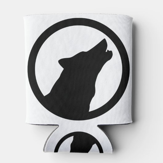 Rafraîchisseur Pour Canette Logo Wild Wolf Howling (Dos)
