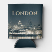 Rafraîchisseur Pour Canette Londres Skyline Panorama Urbain Souvenir Cadeau (Devant)