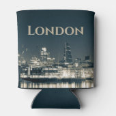Rafraîchisseur Pour Canette Londres Skyline Panorama Urbain Souvenir Cadeau (Dos)