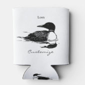 Rafraîchisseur Pour Canette Loon Swimming Bird Art Thunder_Cove (Dos)