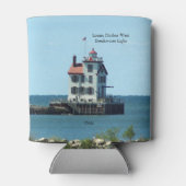 Rafraîchisseur Pour Canette Lorain Harbour West Breakwater Light peut refroidi (Dos)