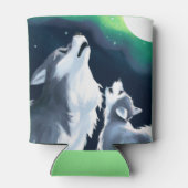 Rafraîchisseur Pour Canette Loup mou et canard à Pleine lune (Dos)