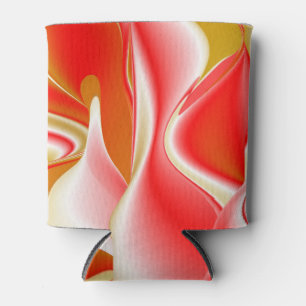 Rafraîchisseur Pour Canette Love and Gold Abstrait 3D Rainbowart