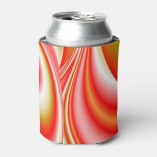 Rafraîchisseur Pour Canette Love and Gold Abstrait 3D Rainbowart