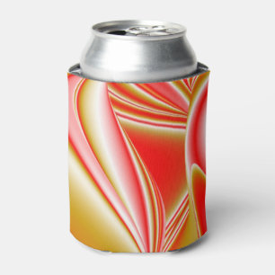 Rafraîchisseur Pour Canette Love and Gold Abstrait 3D Rainbowart