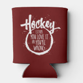 Rafraîchisseur Pour Canette Love Hockey (Dos)