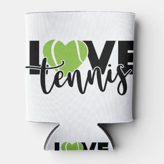 Rafraîchisseur Pour Canette Love Tennis (Devant)