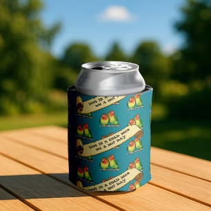 Rafraîchisseur Pour Canette Lovebirds Lovebirds Amour Est Une Bière Froide Par
