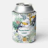 Rafraîchisseur Pour Canette Luau tropical, Tucan, Pinapple (Can Dos)
