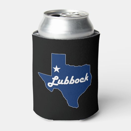 Rafraîchisseur Pour Canette Lubbock, Texas Lonestar State West Texas Beverage (Can devant)