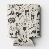 Rafraîchisseur Pour Canette Lucha Libre : motif de lutteurs mexicains (Dos)