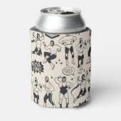 Rafraîchisseur Pour Canette Lucha Libre : motif de lutteurs mexicains (Can Dos)