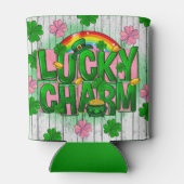 Rafraîchisseur Pour Canette Lucky Charm St. Patrick's Day Design (Dos)