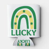 Rafraîchisseur Pour Canette Lucky Shamrock Rainbow St patrick (Dos)
