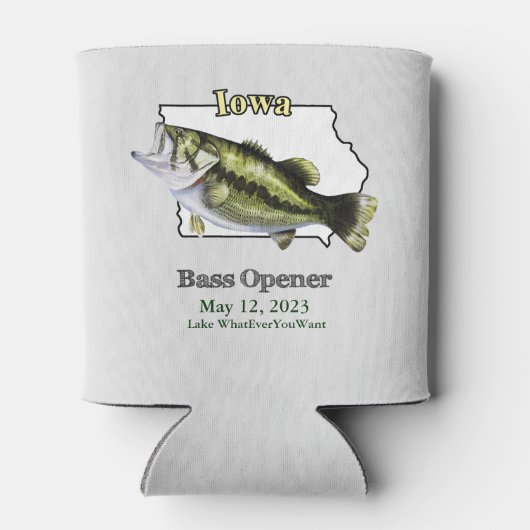 Rafraîchisseur Pour Canette Lumière d'ouverture de basse de l'Iowa (Dos)