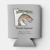 Rafraîchisseur Pour Canette Lumière d'ouverture de la truite du Minnesota (Dos)