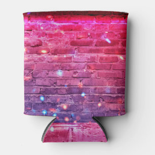 Rafraîchisseur Pour Canette Lumière néon : mur de brique vide.