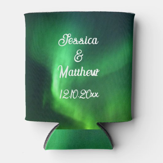 Rafraîchisseur Pour Canette Lumières du Nord Aurora Borealis Mariages (Devant)