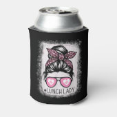 Rafraîchisseur Pour Canette Lunch Lady Life Bleached Shirts Pink Leopard Messy (Can Dos)