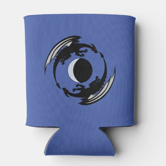 Rafraîchisseur Pour Canette Lune Dragons Imaginaire Conception Can Cooler (Dos)