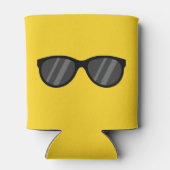 Rafraîchisseur Pour Canette Lunettes de soleil de dessin cool (Dos)