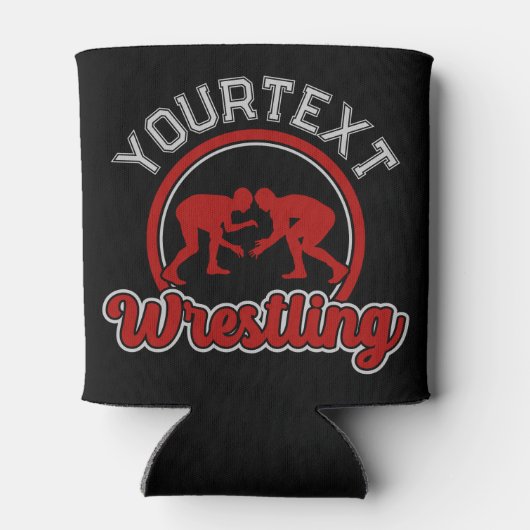 Rafraîchisseur Pour Canette Lutter AJOUTER LE NOM Grappe Champion d'équipe (Dos)