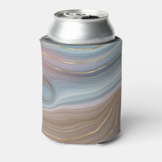 Rafraîchisseur Pour Canette Luxe Strata | Assiette rose Taupe bleu ardoise (Can Dos)