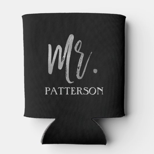 Rafraîchisseur Pour Canette M. Nom Silver Foil Can Cooler (Dos)