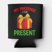 Rafraîchisseur Pour Canette Ma Présence Est Votre Noël Familial Actuel (Devant)
