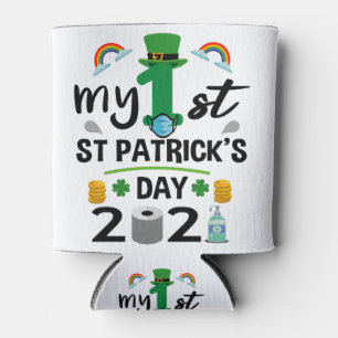 Rafraîchisseur Pour Canette Ma tenue de St. Patrick 2021 pour bébé