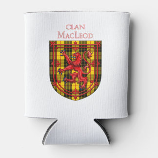 Rafraîchisseur Pour Canette MacLeod Tartan Scottish Plaid Lion Rampant