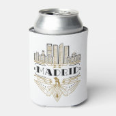 Rafraîchisseur Pour Canette Madrid Espagne Art Déco Souvenir Esthétique (Can devant)