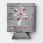 Rafraîchisseur Pour Canette Magenta Arbre des Coeurs Personnalisé Can Cooler (Devant)