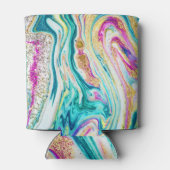 Rafraîchisseur Pour Canette Magic Marbling : Metallic Paint Design. (Dos)