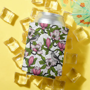 Rafraîchisseur Pour Canette Magnolia en floraison et tireur