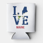 Rafraîchisseur Pour Canette Maine US State Love (Devant)