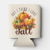 Rafraîchisseur Pour Canette Mais je pense que j'aime l'automne - Citrouille et (Dos)