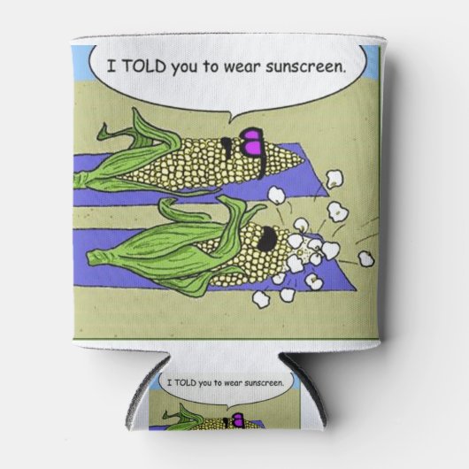 Rafraîchisseur Pour Canette maïs que je vous ai dit (Devant)