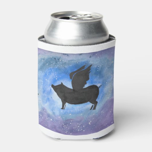 Rafraîchisseur Pour Canette Majestic Flying Pig Can Cooler (Can devant)