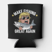 Rafraîchisseur Pour Canette Make Fishing Great Again Trump Funny Fisherman (Devant)