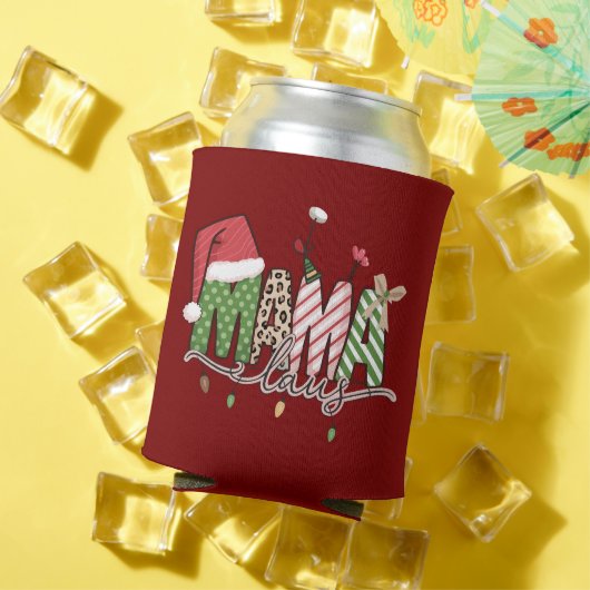 Rafraîchisseur Pour Canette Mama Claus Noël Funny Noël Maman (Été in situ)