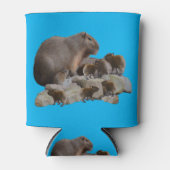 Rafraîchisseur Pour Canette Maman Capybara Avec Bébés, Peut Rafraîchir (Devant)