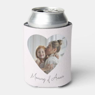 Rafraîchisseur Pour Canette Maman Nom Personnalisé & Photo Refroidisseur de