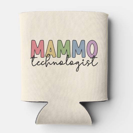 Rafraîchisseur Pour Canette Mammo Technologue Mammographie Technicien Cadeaux (Dos)