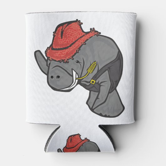 Rafraîchisseur Pour Canette Manate de cowboy de campagne dans les salles (Devant)