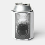 Rafraîchisseur Pour Canette Manatee in Black and White (Can Dos)