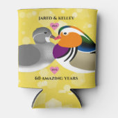 Rafraîchisseur Pour Canette Mandarin Canards Amateurs Toute année Anniversaire (Devant)