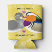 Rafraîchisseur Pour Canette Mandarin Canards Amateurs Toute année Anniversaire (Dos)